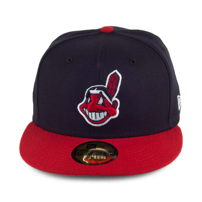 Gorra de béisbol 59FIFTY On Field Cleveland Indians de New Era - Azul-Rojo