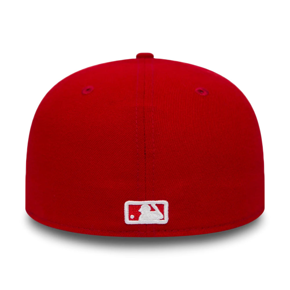 Gorra de béisbol 59FIFTY MLB League Essential New York Yankees de New Era - Rojo-Blanco
