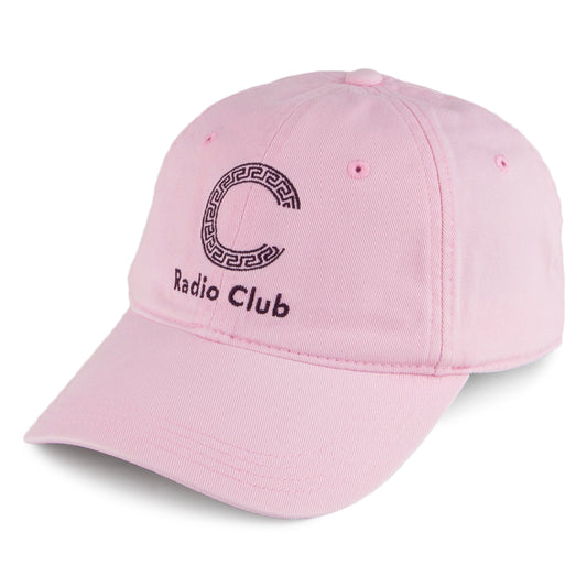 Gorra de béisbol Radio Club Logo de Carhartt WIP - Rosa Claro