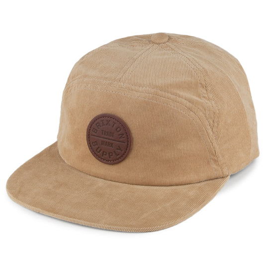 Gorra de béisbol Oath de 7 paneles de Brixton - Kaki