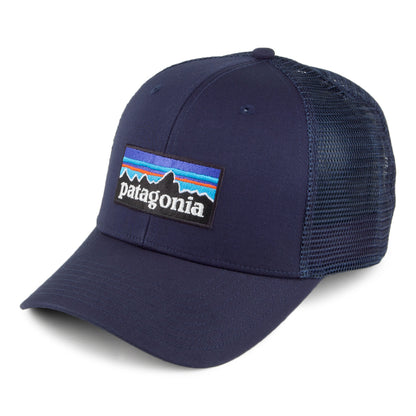 Gorra Trucker P-6 Logo de algodón orgánico de Patagonia - Azul Marino