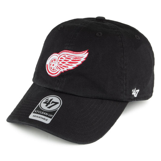 Gorra de béisbol Clean Up Detroit Red Wings de 47 Brand - Negro
