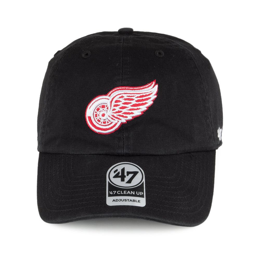 Gorra de béisbol Clean Up Detroit Red Wings de 47 Brand - Negro