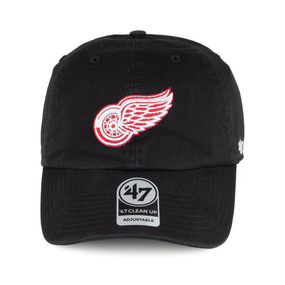 Gorra de béisbol Clean Up Detroit Red Wings de 47 Brand - Negro