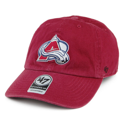 Gorra de béisbol Clean Up Colorado Avalanche de 47 Brand - Rojo Cardenal