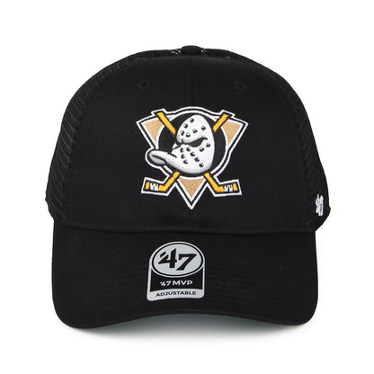 Gorra Trucker Branson MVP Anaheim Ducks de 47 Brand - Negro