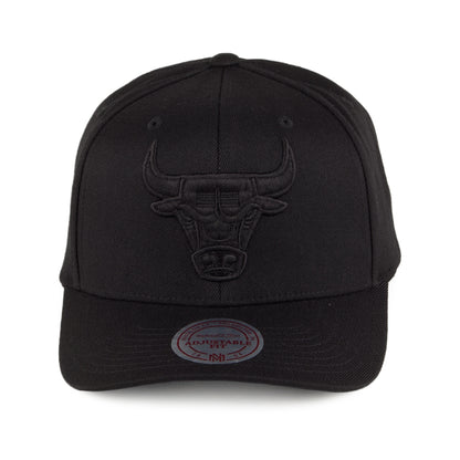 Gorra de béisbol 110 Tonal Logo Chicago Bulls Mitchell & Ness-Negro