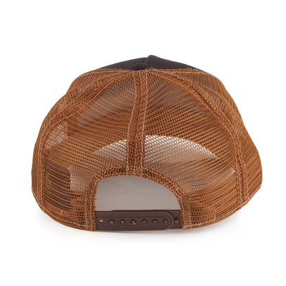 Gorra Trucker Bad Ass de Goorin Bros. - Negro-Marrón
