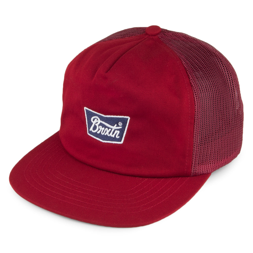 Gorra Trucker Stith de Brixton - Burdeos