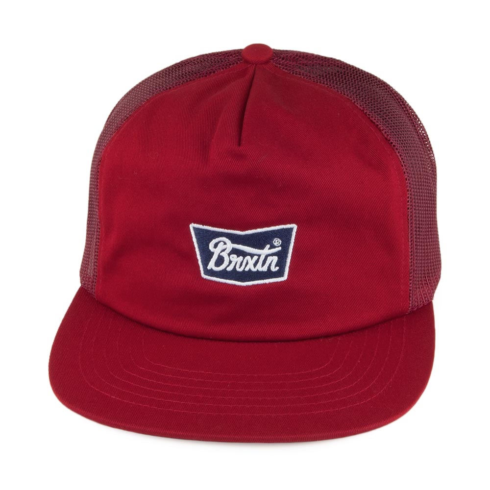 Gorra Trucker Stith de Brixton - Burdeos