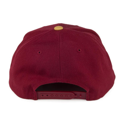 Gorra Snapback Rival de Brixton - Burdeos-Amarillo