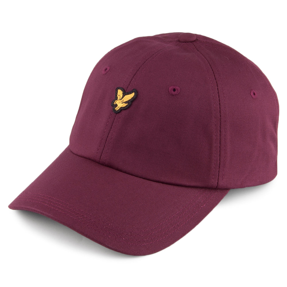 Gorra de béisbol Vintage de Lyle & Scott - Vino