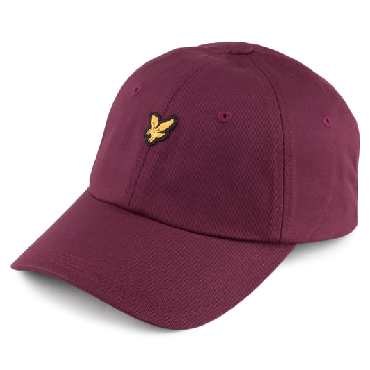 Gorra de béisbol Vintage de Lyle & Scott - Vino