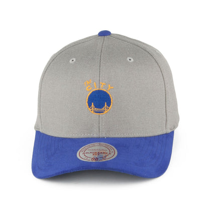 Gorra béisbol Hyper Golden State Warriors Mitchell & Ness-Gris-Azul
