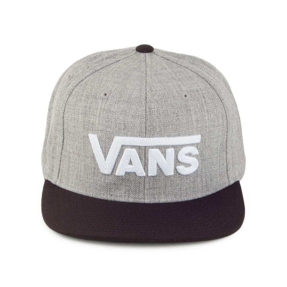 Gorra Snapback Drop V II de acrílico de Vans - Gris-Negro
