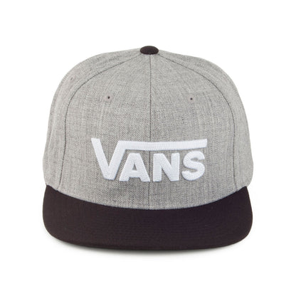 Gorra Snapback Drop V II de acrílico de Vans - Gris-Negro