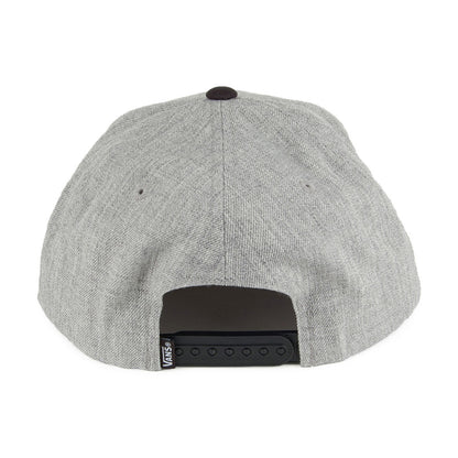 Gorra Snapback Drop V II de acrílico de Vans - Gris-Negro