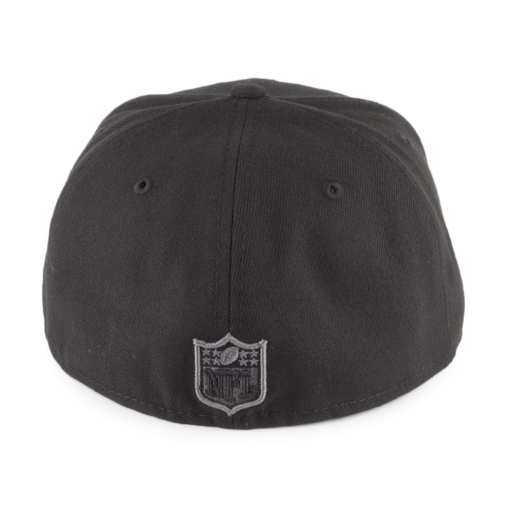 Gorra béisbol 59FIFTY Black Grap. Seattle Seahawks New Era-Negro-Gris