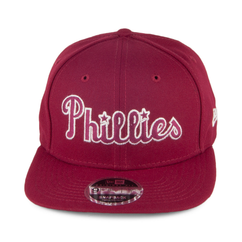 Gorra béisbol Snapback 9FIFTY MLB Script Philadelphia Phillies New Era-Cardenal