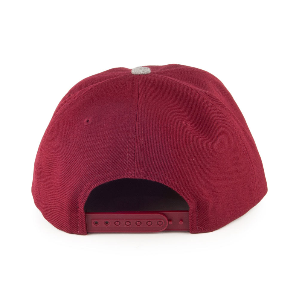 Gorra Snapback Trig de Brixton - Burdeos-Gris