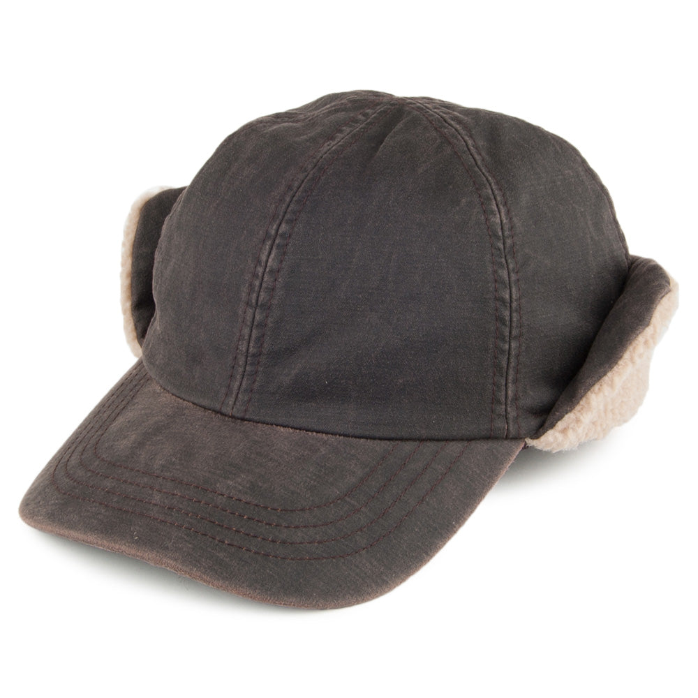 con orejeras Gorra de béisbol de invierno de Dorfman Pacific - Marrón