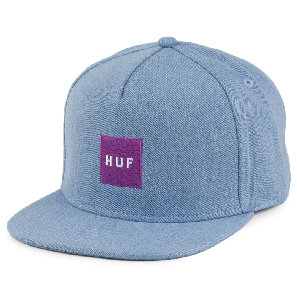 Gorra Snapback Denim Box Logo de HUF - Vaquero