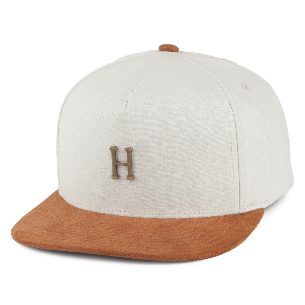 Gorra Metal H de HUF - Blanco Roto