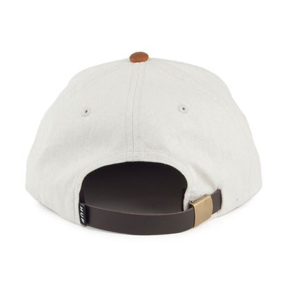 Gorra Metal H de HUF - Blanco Roto