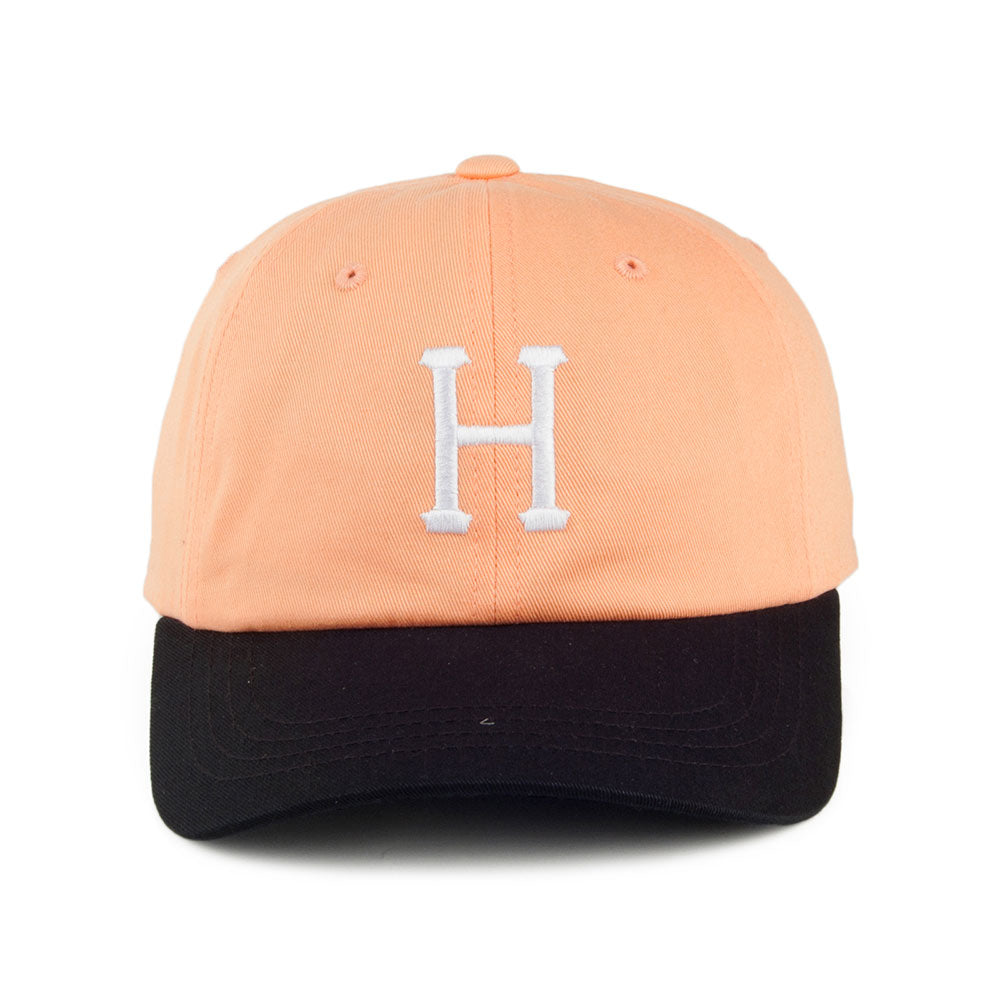 Gorra Classic H visera curvada de HUF - Melocotón