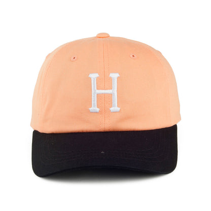 Gorra Classic H visera curvada de HUF - Melocotón