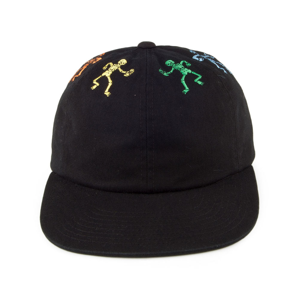 Gorra Snapback Owsley 6 paneles de HUF - Negro