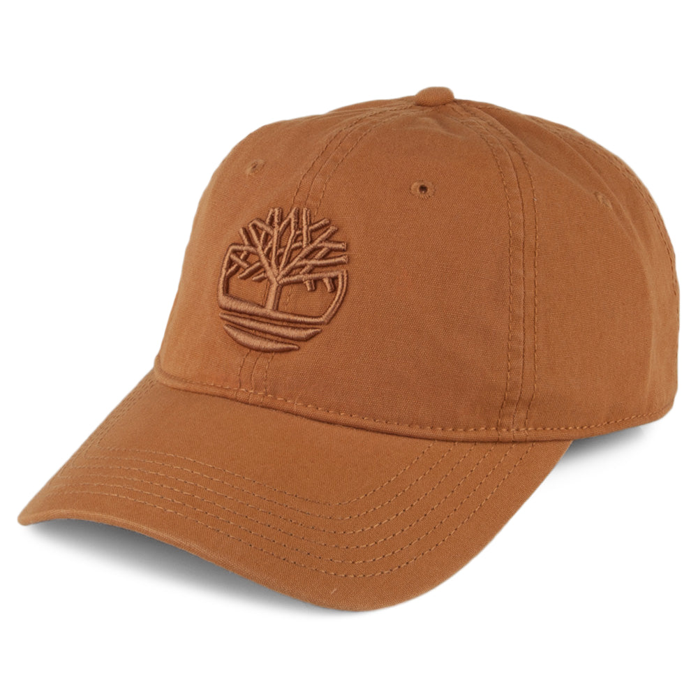 Gorra de béisbol Soundview de lona de algodón de Timberland - Trigo