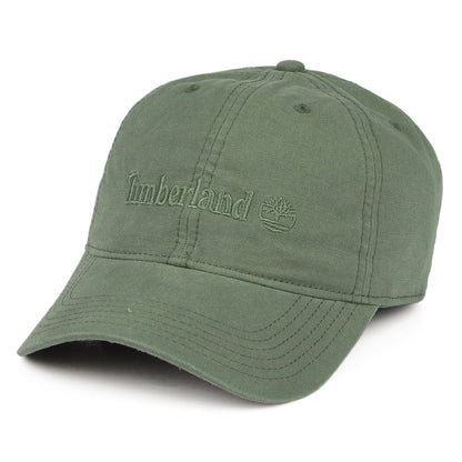 Gorra de béisbol Cooper Hill de lona de algodón de Timberland - Verde Oliva