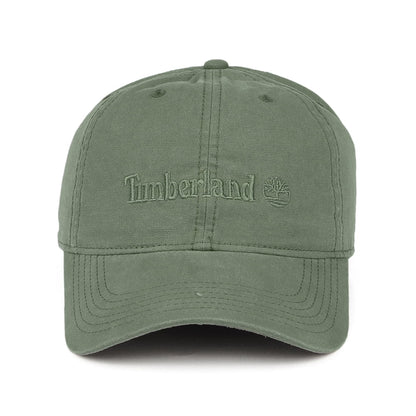 Gorra de béisbol Cooper Hill de lona de algodón de Timberland - Verde Oliva