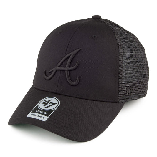 Gorra Trucker MLB Branson MVP Atlanta Braves de 47 Brand - Negro