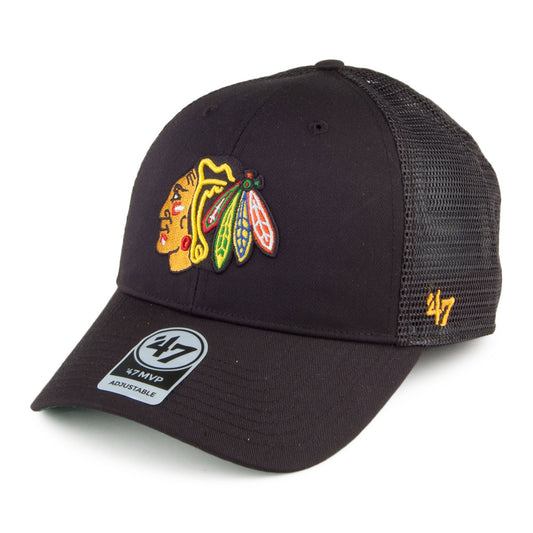 Gorra Trucker NHL Branson MVP Chicago Blackhawks de 47 Brand - Negro