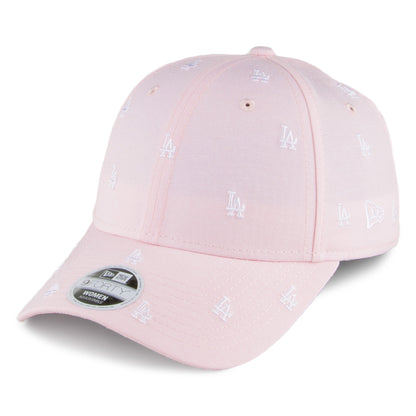 Gorra béisbol mujer 9FORTY MLB Monogram L.A. Dodgers de New Era-Rosa