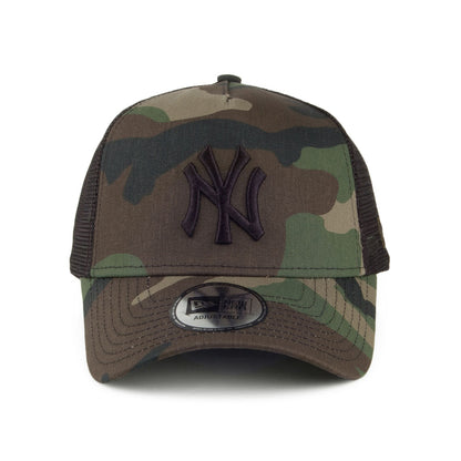 Gorra Trucker A-Frame MLB Camo Team New York Yankees de New Era - Camuflaje