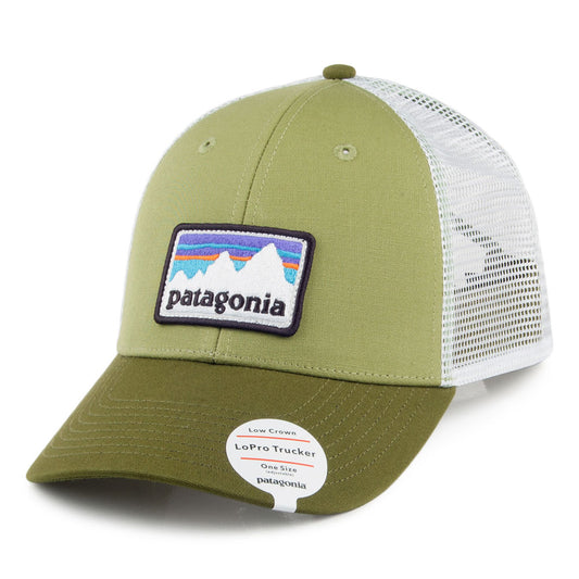 Gorra Trucker Shop Sticker Patch LoPro de Patagonia - Verde