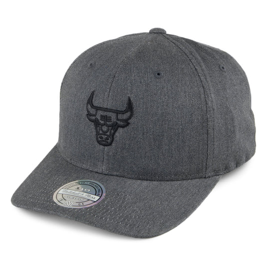 Gorra Snapback Heather Melange 110 Chicago Bulls Mitchell & Ness - Negro Lavado
