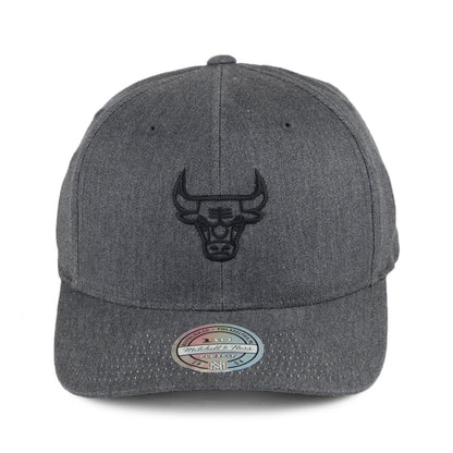 Gorra Snapback Heather Melange 110 Chicago Bulls Mitchell & Ness - Negro Lavado
