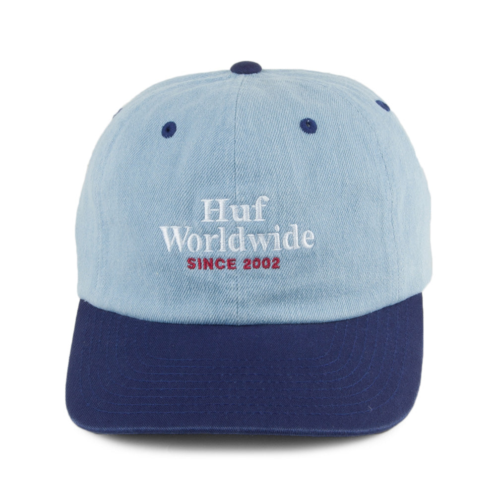 Gorra de béisbol vaquera Worldwide de 6 paneles de HUF