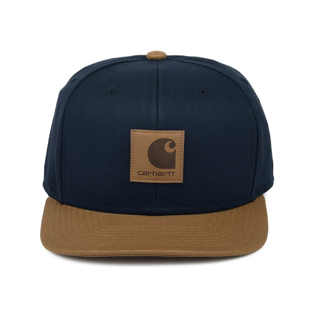 Gorra Snapback Bi-Colored Logo de Carhartt WIP - Azul Marino-Marrón