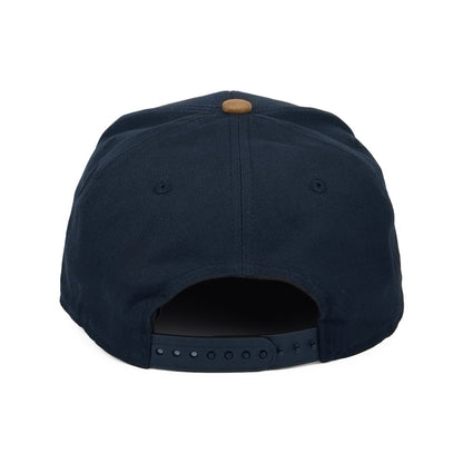 Gorra Snapback Bi-Colored Logo de Carhartt WIP - Azul Marino-Marrón