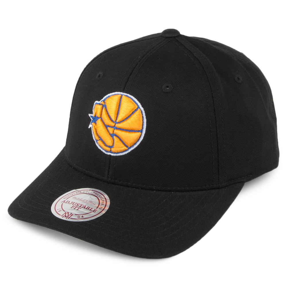Gorra Snapback Team Logo Low Pro Golden State Warriors de Mitchell & Ness - Negro