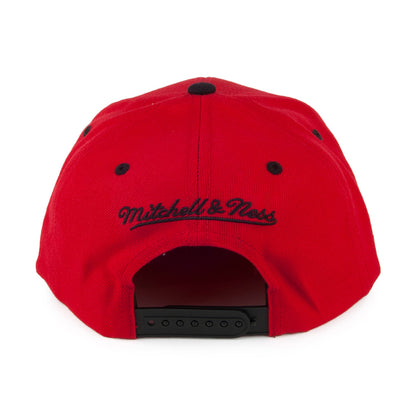 Gorra Snapback Zig Zag Chicago Bulls de Mitchell & Ness - Rojo-Negro