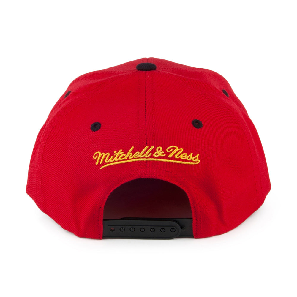 Gorra Snapback Zig Zag Houston Rockets de Mitchell & Ness - Rojo-Negro