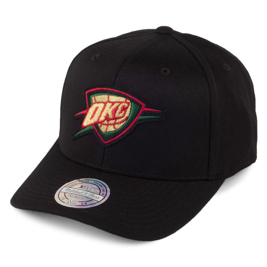 Gorra Snapback Luxe 110 de Oklahoma City Thunder Mitchell & Ness - Negro