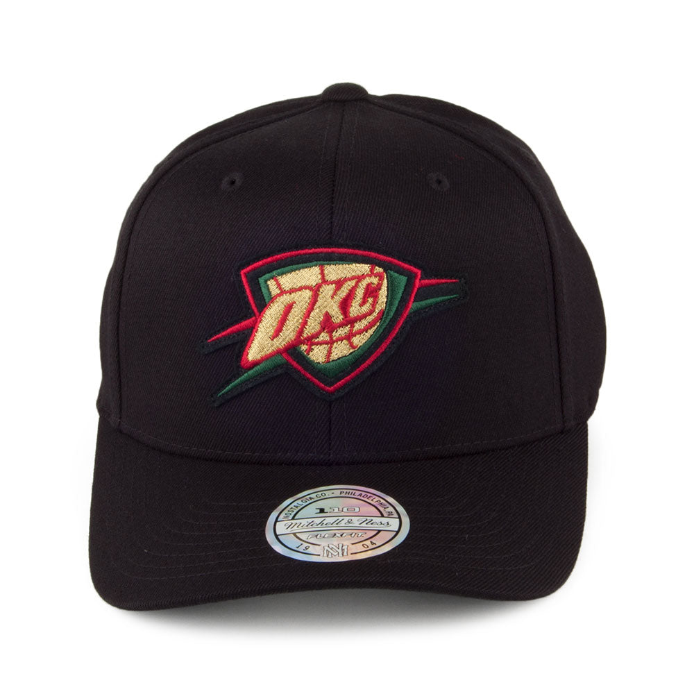 Gorra Snapback Luxe 110 de Oklahoma City Thunder Mitchell & Ness - Negro