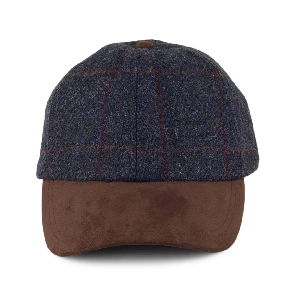 Gorra de béisbol de HARRIS TWEED de Failsworth - Azul-Marrón